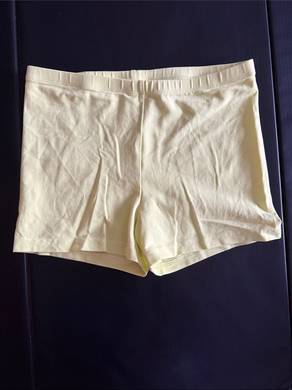 Tea Collection Pale Yellow Girls' Stretch Cotton Shorts